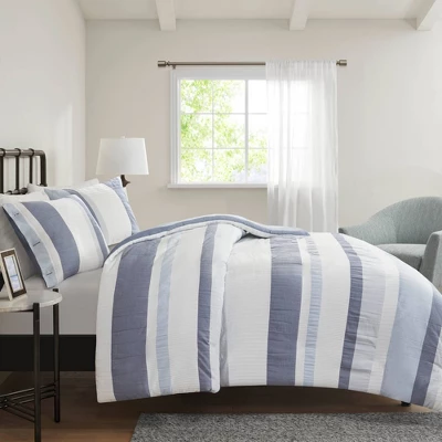 3pc Roman Jacquard Duvet Cover Set - Madison Park 3 3pc Roman Jacquard Duvet Cover Set - Madison Park - Image 3