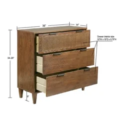 Mallard 3 Drawer Accent Chest Natural - Madison Park -Madison Park GUEST aacaa641 4770 46ba 9217 fa62053b30c7