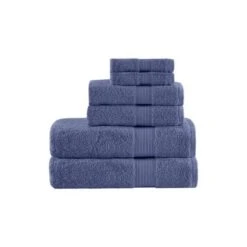 6pc Organic Cotton Bath Towel Set -Madison Park GUEST af92e19d 871a 42bc bed1 aadac827c3dd