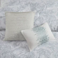 7pc Karlene Cotton Sateen Comforter Set Gray -Madison Park GUEST b7cdc274 20c9 402a a919 4d82509ac8f2