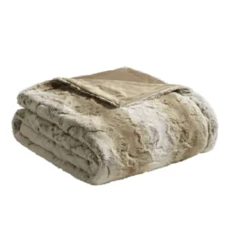 60"x70" Oversized Marselle Faux Fur Throw Blanket - Madison Park -Madison Park GUEST b89b2d5b de7c 40a8 92e4 9df77f2a5b30