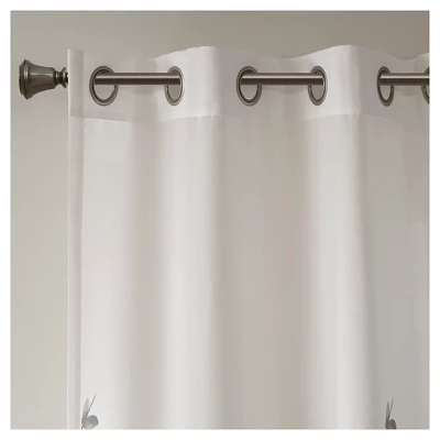 84"x50" Rosalie Burnout Printed Light Filtering Curtain Panel 5 84"x50" Rosalie Burnout Printed Light Filtering Curtain Panel - Image 5