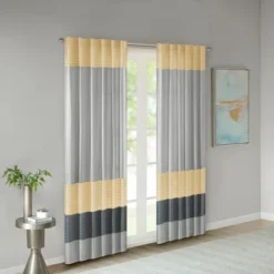 84"x50" Salem Polyoni Pintuck Light Filtering Window Curtain Panel - Madison Park 36 84"x50" Salem Polyoni Pintuck Light Filtering Window Curtain Panel - Madison Park -Madison Park GUEST bb50556b d545 43b3 8c9d a4a98bb8b87c