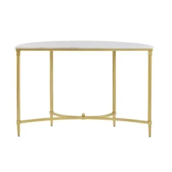 Bordeaux Console Table White/Gold 11 Bordeaux Console Table White/Gold -Madison Park GUEST bbbb0c33 d0f4 4b16 8953 548ae699b3ca