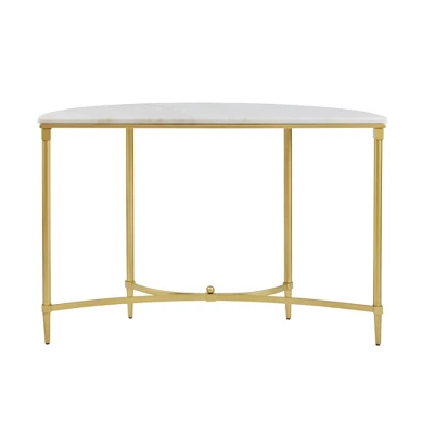 Bordeaux Console Table White/Gold 5 Bordeaux Console Table White/Gold - Image 5