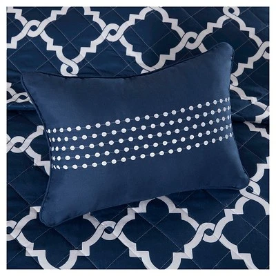 Madison Park Becker Geometric Quilt Set - 4pc 5 Madison Park Becker Geometric Quilt Set - 4pc - Image 5