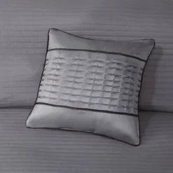 6pc Harmony Jacquard Reversible Quilt Set Gray/Taupe - Madison Park -Madison Park GUEST bf8d0662 49db 4dea b38f 6cc0223f3bd8