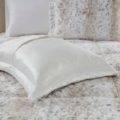 Madison Park Marselle Brushed Faux Fur Comforter Set 3 Madison Park Marselle Brushed Faux Fur Comforter Set - Image 3