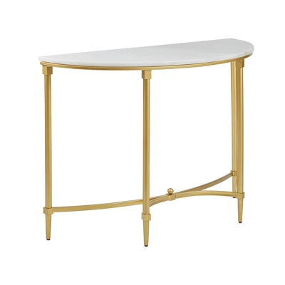 Bordeaux Console Table White/Gold 3 Bordeaux Console Table White/Gold - Image 3