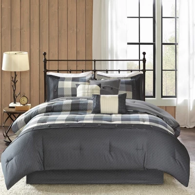 Warren Herringbone Comforter Set 1 Warren Herringbone Comforter Set