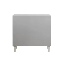 Lucy 2 Door Abstract Modern Accent Chest Silver - Madison Park -Madison Park GUEST cbebea04 b6ab 43d5 a89c dd360e239c53