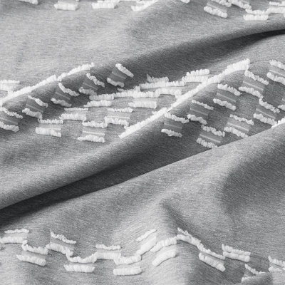 Madison Park Knox Clipped Jacquard Duvet Cover Set 5 Madison Park Knox Clipped Jacquard Duvet Cover Set - Image 5