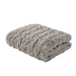 50"x60" Ruched Faux Fur Throw Blanket - Madison Park -Madison Park GUEST cfd705c4 b44e 4572 8a29 5da8b00c6052
