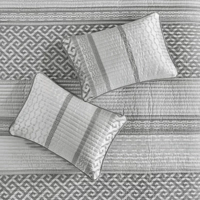 Madison Park 4pc William Jacquard Coverlet Set 6 Madison Park 4pc William Jacquard Coverlet Set - Image 6