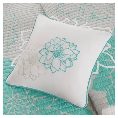 6pc Jane Coverlet Set - Madison Park 4 6pc Jane Coverlet Set - Madison Park - Image 4