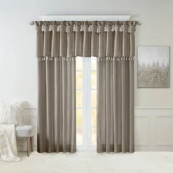 Lillian Twisted Tab Light Filtering Lined Curtain Panel -Madison Park GUEST ddc2c41b eb0b 4208 824b a7e52a4068d3