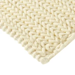 Braided Cotton Chenille Chain Stitch Bath Rug -Madison Park GUEST e2a70819 5bc7 4a2d 830e eed759819157