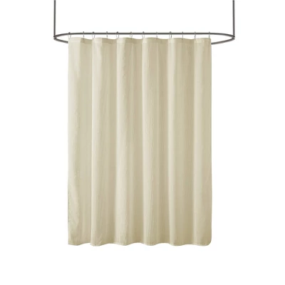 Angie Sheer Linen Shower Curtain - Madison Park 4 Angie Sheer Linen Shower Curtain - Madison Park - Image 4