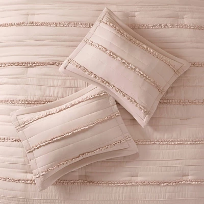 Alexis Ruffle Comforter Set - 5pc 5 Alexis Ruffle Comforter Set - 5pc - Image 5
