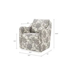 Mitchell Wide Seat Swivel Armchair - Madison Park -Madison Park GUEST e5ed9915 3516 412b b1ad 957700ceb0ac