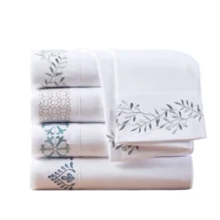 Madison Park 4pc Embroidered Microfiber Sheet Set -Madison Park GUEST e731f71d bbcc 4b7e abb8 23d5fbbe0d44