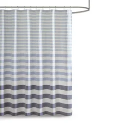 72"x72" Colette Yarn Dyed Woven Shower Curtain -Madison Park GUEST e77ff4b9 0854 4fa7 8d58 b6730f76f723