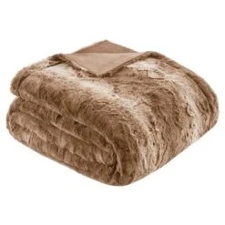 Marselle Faux Fur Oversized Bed Throw Blanket -Madison Park GUEST e8be6d2a 6f4b 4406 9718 fc864954490e