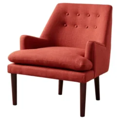 Faith Mid-Century Upholstered Accent Chair -Madison Park GUEST e99c3ca0 85f9 4bf1 b0c3 e8bce0b56d91