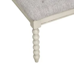 Beckett Tufted Accent Bench Light Gray/Natural - Madison Park Signature -Madison Park GUEST f0c15a8f b8f2 48ae a66f a8b4601a7acf