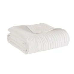 60"x72" Marino Quilted Throw Blanket With Scallop Edges -Madison Park GUEST f15214b6 c79a 4cf5 afd7 a4d021ca5999