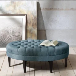 Matthew Surfboard Tufted Ottoman