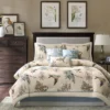 Tan/Blue Ramsey Comforter Set 7pc
