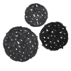 Set Of 3 Jax Iron Painted Wall Decor Blue -Madison Park GUEST fb1906ca 8885 4314 8118 1a405e1f51ce