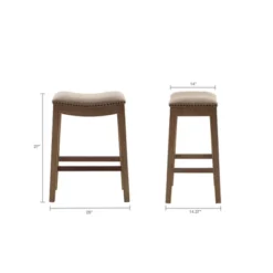 Westly Saddle Counter Height Barstool -Madison Park GUEST fd3b9be7 5bd9 4363 b09c c61e27e563a9